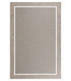 Alfombra vinilo tejido premium DB5148A doble cenefa, elegante y resistente para interior y exterior.