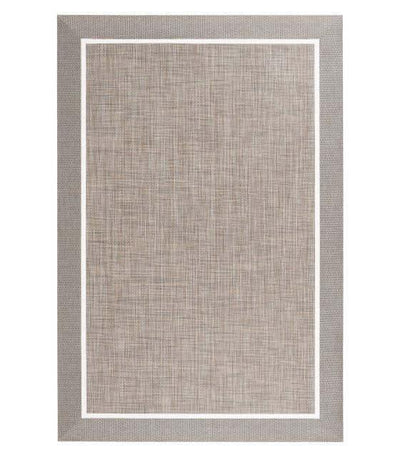 Alfombra vinilo tejido premium DB5147A con doble cenefa, resistente y elegante.