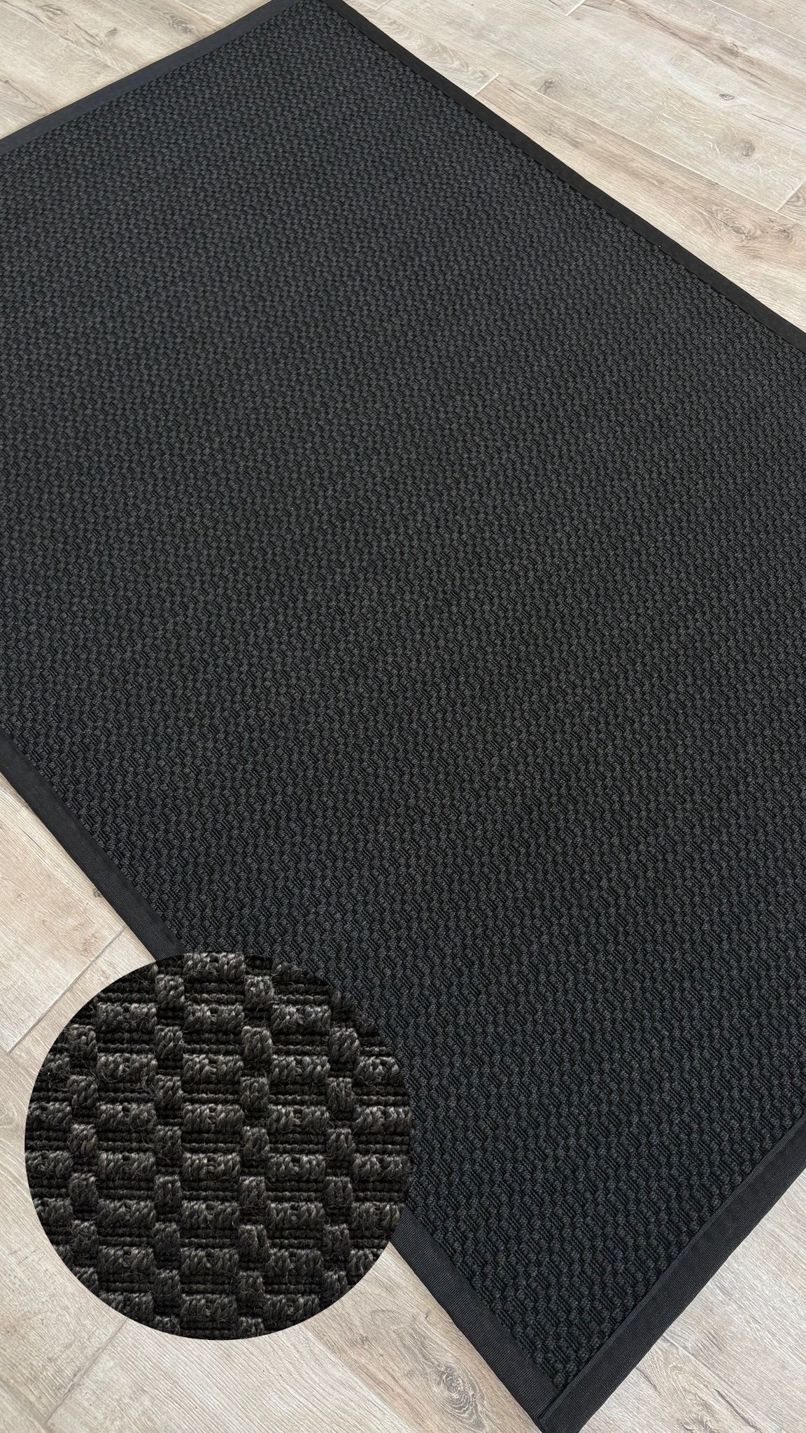 Alfombra Terrae Propileno Negro -Confort alfombras-   Confort alfombras Fácil limpieza